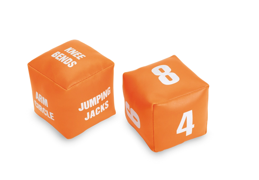 Fitness Dice – 4 in., Pack of 2