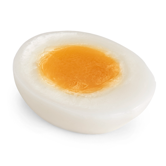 Hard-Cooked Egg Replica – 1/2 Medium Egg