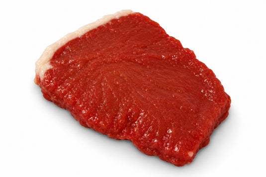 Raw Sirloin Steak Replica – Lean with Fat, 3 oz