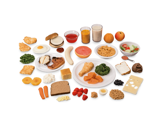 Food Replica Package No. 1 – Assorted Food Group Set