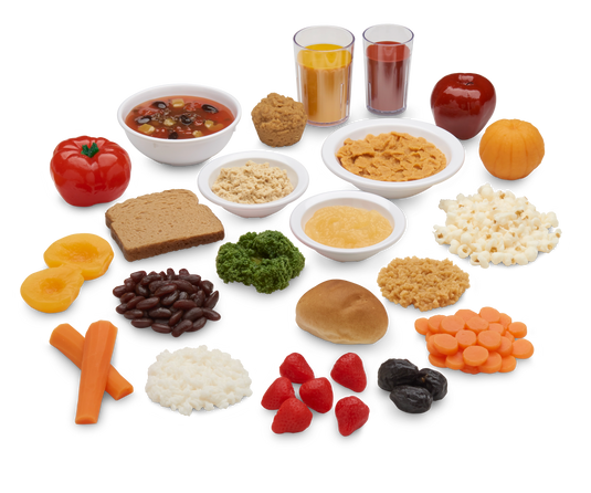 High-Fiber Food Replica Package