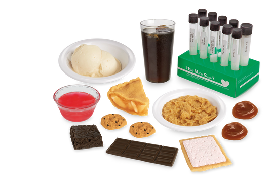 How Much Sugar? Food Replica & Test Tube Demonstration Set