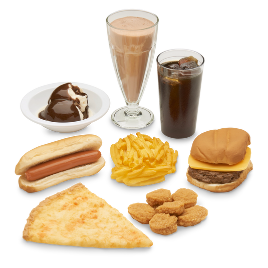 Junk Food Replica Kit with Junk Food Facts Tablet