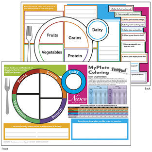 TEAR PAD MYPLATE COLORING