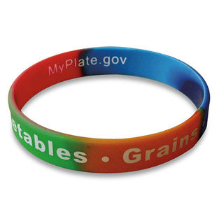 MyPlate Silicone Wristband – Nutrition Education Band