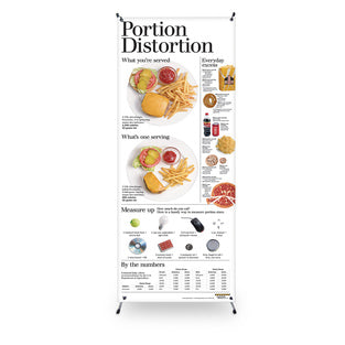 BANNER/PORTIONS W/STAND