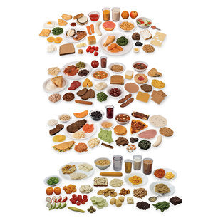 Combined Food Replica Packages 1, 2, 3, and 4 – Complete Assortment Set
