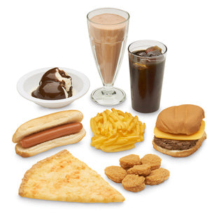 Junk Food Replica Kit with Junk Food Facts Tablet
