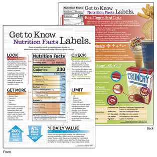 TABLET NUTRITION FACTS