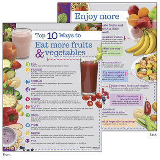 TABLET EAT FRUIT/VEG